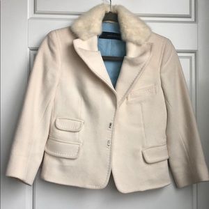 DSQUARED fur lined jacket